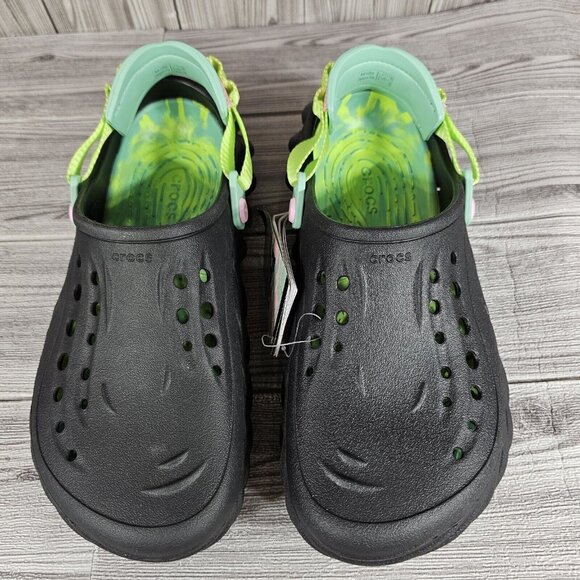 Crocs Echo Clog Shoes Spring Break Edition Black/Multicolored - Men\'s Size13 NEW main image 5